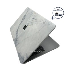 MacBook Air 13 Kılıf M1 Mat TPU Lazer Baskılı İnce Hafif Darbe Çizik Koruma A1932 A2179 A2337 Uyumlu