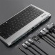 11'i 1 Arada Klavye Tipi USB-C Docking Station - 4K HDMI, VGA, Gigabit Ethernet RJ45, 3x USB 3.0, 100W PD Şarj ve Kart Okuyucu Çoklayıcı Hub
