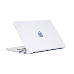 Macbook Air M1 Kılıf 13 inç Karbon Fiber (TouchID'li M1 Air) A2337 A2179 A1932 ile Uyumlu