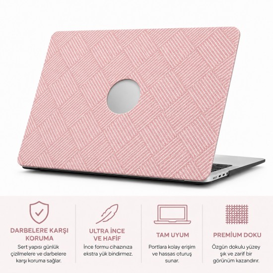 MacBook Air 13.6 Kılıf M2-M5 A2681 A3113 A3240 A3449 Sert Hard Case