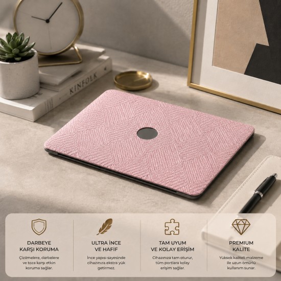 MacBook Air 13.6 Kılıf M2-M5 A2681 A3113 A3240 A3449 Sert Hard Case
