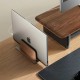 Ahşap laptop standı koyu renk MacBook iPad uyumlu
