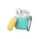 AirPods Kılıf Koruyucu Case Silikon Mat Kemer Klips Yedek Kapak Hediyeli PT-46 AirPods Kılıf Koruyucu Case Silikon Mat Kemer Klips Yedek Kapak Hediyeli PT-46