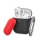 AirPods Kılıf Koruyucu Case Silikon Mat Kemer Klips Yedek Kapak Hediyeli PT-46 AirPods Kılıf Koruyucu Case Silikon Mat Kemer Klips Yedek Kapak Hediyeli PT-46
