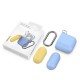 AirPods Kılıf Koruyucu Case Silikon Mat Kemer Klips Yedek Kapak Hediyeli PT-46 AirPods Kılıf Koruyucu Case Silikon Mat Kemer Klips Yedek Kapak Hediyeli PT-46