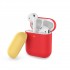 Airpods Kılıf 1-2 Nesil ile Uyumlu Mat Silikon Case Yedek Kapak Hediyeli PT-38