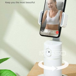 Akıllı Selfie Çubuğu 360 Derece Dönen Telefon Tutucu Sunum Stand Hareket Sensörlü