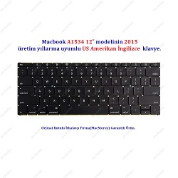 Apple MacBook 12ınch A1534 Klavye Tuş Takımı US Amerikan 2015