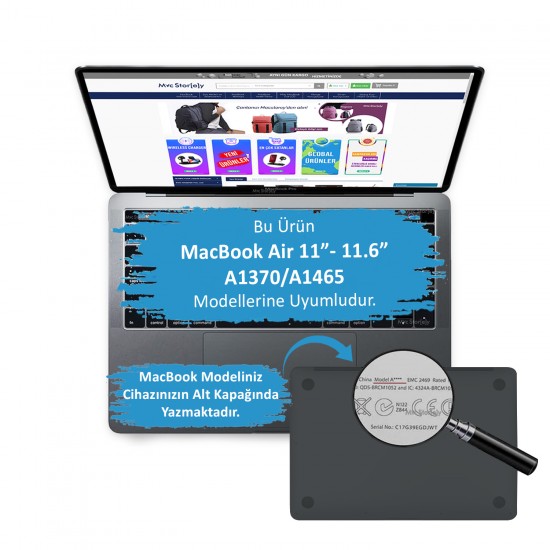 MacBook Air Kılıf 11inc HardCase A1370 A1465 2011/2012 Uyumlu Koruyucu Kılıf Rainbow MacBook Air Kılıf 11inc HardCase A1370 A1465 2011/2012 Uyumlu Koruyucu Kılıf Rainbow