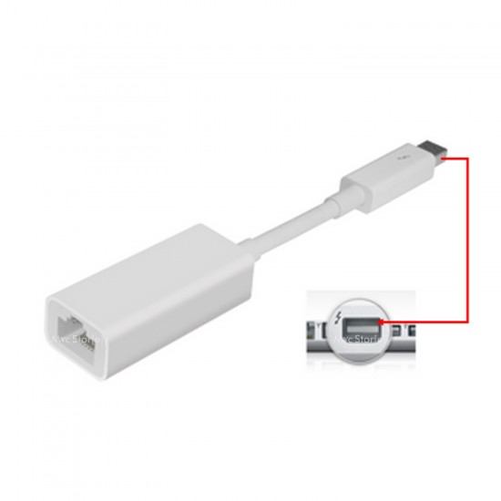 Macbook Pro Air ile Uyumlu Thunderbolt to Ethernet Dönüştürücü Kablo/Cable