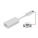 Macbook Pro Air ile Uyumlu Thunderbolt to Ethernet Dönüştürücü Kablo/Cable