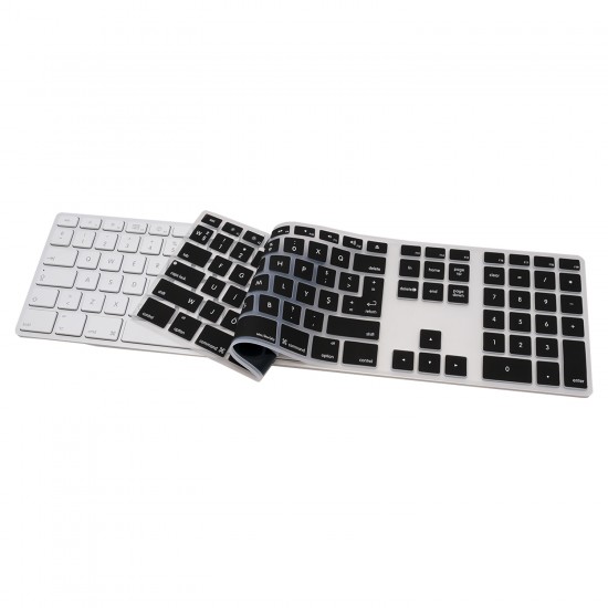 Apple Magic Keyboard 1 Klavye Koruyucu F Dizilim Türkçe Baskı Numerik Silikon Daktilo Tipi