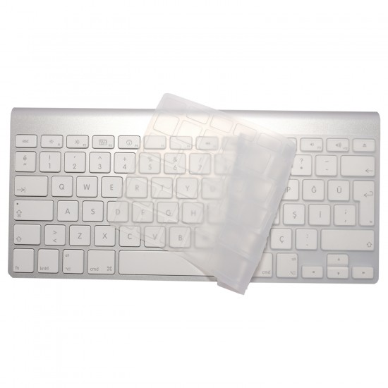 Apple Magic Keyboard 1 Klavye Koruyucu Türkçe Baskı Silikon Klavye Koruyucu