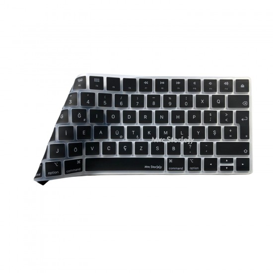 F klavye Apple Magic Keyboard-2 A1644 (F-Türkçe) ile Uyumlu Klavye Koruyucu Daktilo Tipi