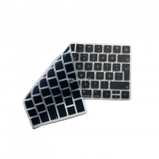 F klavye Apple Magic Keyboard-2 A1644 (F-Türkçe) ile Uyumlu Klavye Koruyucu Daktilo Tipi