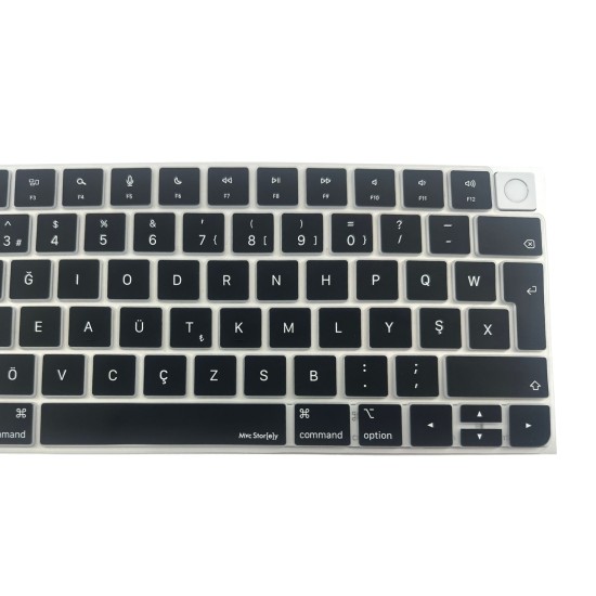Apple Magic Keyboard 3 A2449 A2450 Türkçe F Klavye Koruyucu (ISO Ters L Enter)