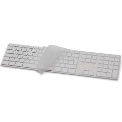 McStorey Apple Magic Keyboard Uyumlu Klavye Koruyucu A1243 USB Kablolu UK-US İngilizce-Türkçe Baskı