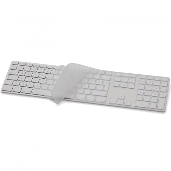 Apple Magic Keyboard Uyumlu Klavye Koruyucu A1243 USB Kablolu UK-US İngilizce-Türkçe Baskı