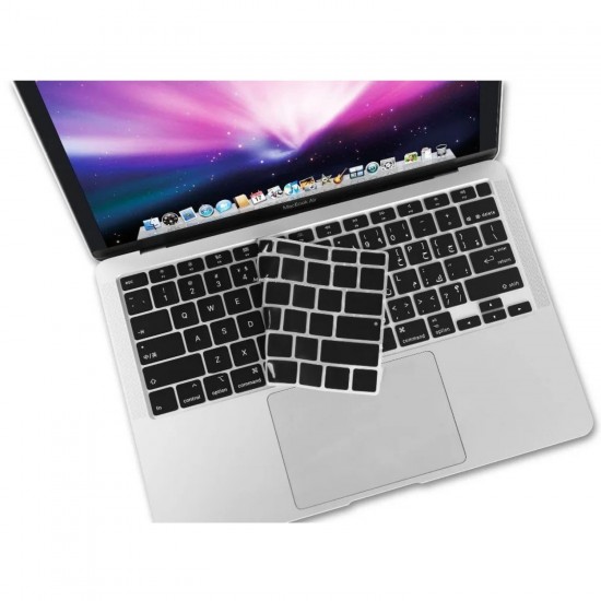 Arapça Klavye Koruyucu Macbook Air M1 13 inç (TouchID'li Air) A2337 A2179 US Enter ile Uyumlu