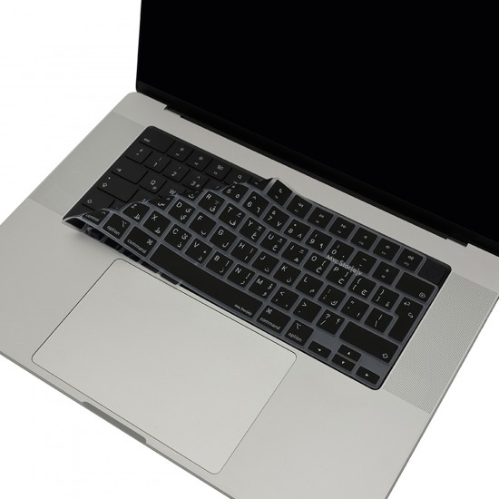 Arapça Klavye UK Macbook Air Pro Kılıf M1-M2-M3-M4 A2681 A2941 A2442 A2485 A3113 A3401 A3186 ile Uyumlu