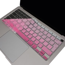 Arapça MacBook Air Klavye Koruyucu – M1 13 İnç Uyumlu İnce Silikon Kapak A2179 A2337 UK Ters L Enter