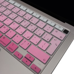 Arapça MacBook Air Klavye Koruyucu – M1 13 İnç Uyumlu İnce Silikon Kapak A2179 A2337 UK Ters L Enter