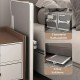 Ayarlanabilir Amortisörlü Laptop Sehpası - 60x40 cm Katlanır Yatak Koltuk Masası, Çekmeceli ve USB Fan/Işıklı Taşınabilir Bilgisayar Masası