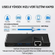 Çok Fonksiyonlu Type-C Hub Dönüştürücü Çoklu Bağlantı Adaptör Serisi - Microsoft Surface ve MacBook Uyumlu USB 3.0 Çoğaltıcı, HDMI ve Gigabit Ethernet Dock Istasyonu
