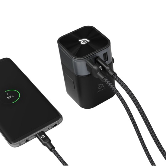 Çoklu Şarj Adaptörü Seyahat Şarj Kiti Hızlı Şarj Destekli 150 Ülkeye Uyumlu MFI Sertifikalı Çoklu Şarj Adaptörü Seyahat Şarj Kiti Hızlı Şarj Destekli 150 Ülkeye Uyumlu MFI Sertifikalı