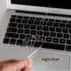 Ekran Koruyucu Macbook Pro 16 inç M4-M2-M3-M1 Parlak Anti Scratch (TouchID'li Pro) A2485 A2780 A2991 A3403 A3186 ile Uyumlu