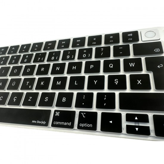 F Klavye Apple Magic Keyboard-3 Touchid'li A2449 A2450 Modeli ile Uyumlu