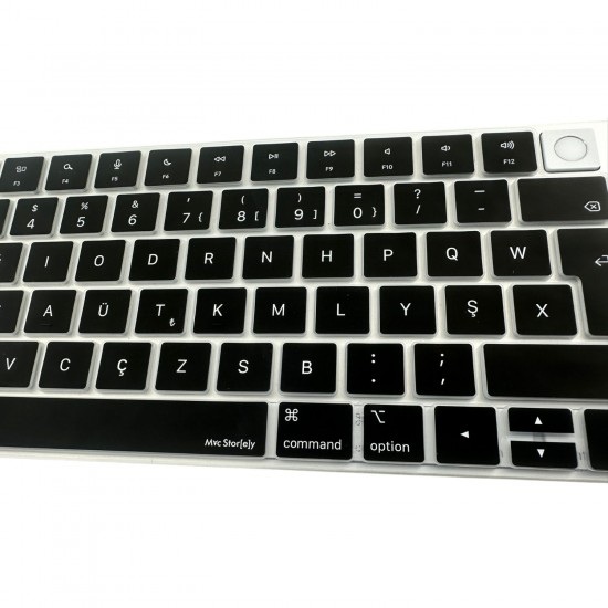 F Klavye Apple Magic Keyboard-3 Touchid'li A2449 A2450 Modeli ile Uyumlu