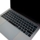 F Klavye Laptop Macbook Pro Kılıf DaktiloTip Baskı 12inç A1534-13inç A1708 ile Uyumlu