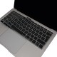 F Klavye Macbook Air M1 13inç Kılıfı TouchID'li DaktiloTip A2337 A2179 A1932 ile Uyumlu