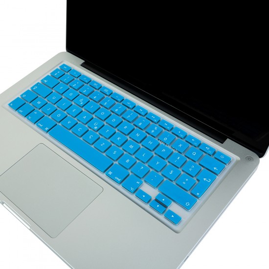 F Klavye Macbook Air Pro Kılıf Koruyucu DaktiloTip (Eski USB'li Model 2008/2017) ile Uyumlu