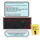 F Klavye Macbook Air-Pro M1-M2-M3 DaktiloTip (Touchbarsız)A2681 A3113 A2941 A3114 A2442 A2779 A2992 A2918 A2485 A2780 A2991 ile Uyumlu