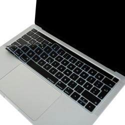 F Klavye Macbook Pro Kılıfı DaktiloTip A1706 A1989 A2159 A1707 A1990 A2338 A2141 ile Uyumlu