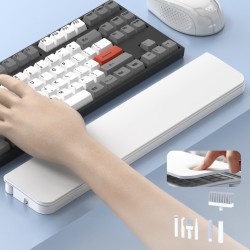 Gaming Klavye Bilek Desteği ve 22 Parça Temizlik Kiti Ergonomik Tasarım Nefes Alan Sünger Dolgulu Mıknatıslı Organizer