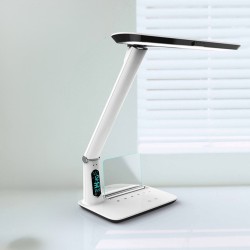 Göz Koruma LED Çalışma Lambası – Öğrenci İçin 3 Mod Işık, LCD Ekran, Sesli Duruş Uyarısı, Memo Board Not Panolu