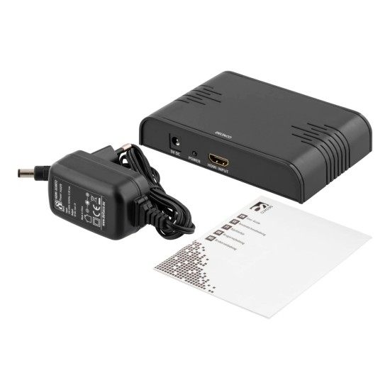 HDMI Scart Dönüştürücü Dijital den Analog sisteme düşüren Power Destekli Çevirici HDMI Scart Dönüştürücü Dijital den Analog sisteme düşüren Power Destekli Çevirici