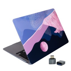 Huawei Kılıf Matebook D15 Kılıf (2019-2020-2021-2022 Yılı) ile Uyumlu Kapak Koruyucu Wavelayers01NL