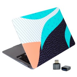 Huawei Kılıf Matebook D15 Kılıf (2019-2020-2021-2022 Yılı) ile Uyumlu Kapak Koruyucu Wavelayers01NL