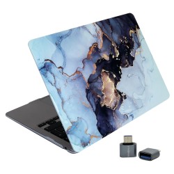 Huawei Kılıf Matebook D15 Kılıf (2019-2020-2021-2022 Yılı) ile Uyumlu Koruyucu Kılıf Marble14NL