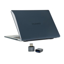 Huawei MateBook 16 ve 16s Kılıf Kristal Parlak Şeffaf Sert Hard Case İnce Hafif 2021–2023 16 inç