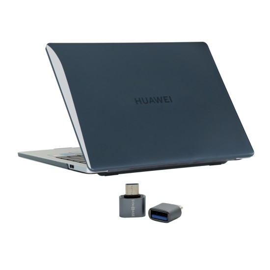 Huawei MateBook 16 16s Kılıf Kristal Parlak Şeffaf Sert Hard Case 16 inç