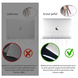 Huawei Kılıf MateBook XPro ile Uyumlu Kılıf 2022/2023 14.2inç Kristal