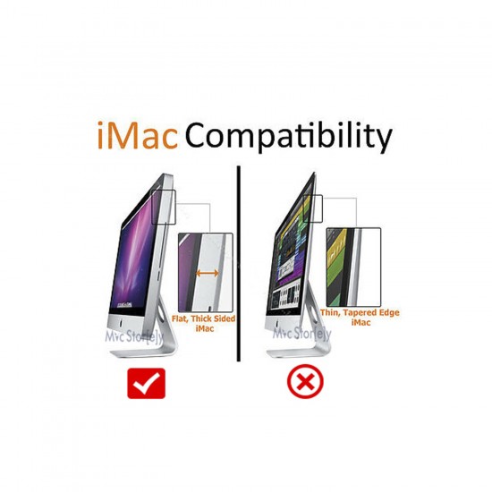 iMac 20inc A1224 ile Uyumlu Ön Camı LCD Glass Ön Panel EMC2133 EMC221 EMC2266 2007/2009