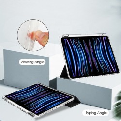 iPad 10.2 Kılıf Tablet Kılıfı Standlı PU Deri Akıllı Kapak Koruyucu Flip Cover