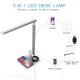 kablosuz şarjlı masa lambası qi 10w