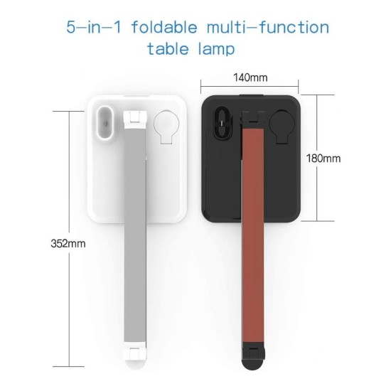 kablosuz şarjlı masa lambası qi 10w